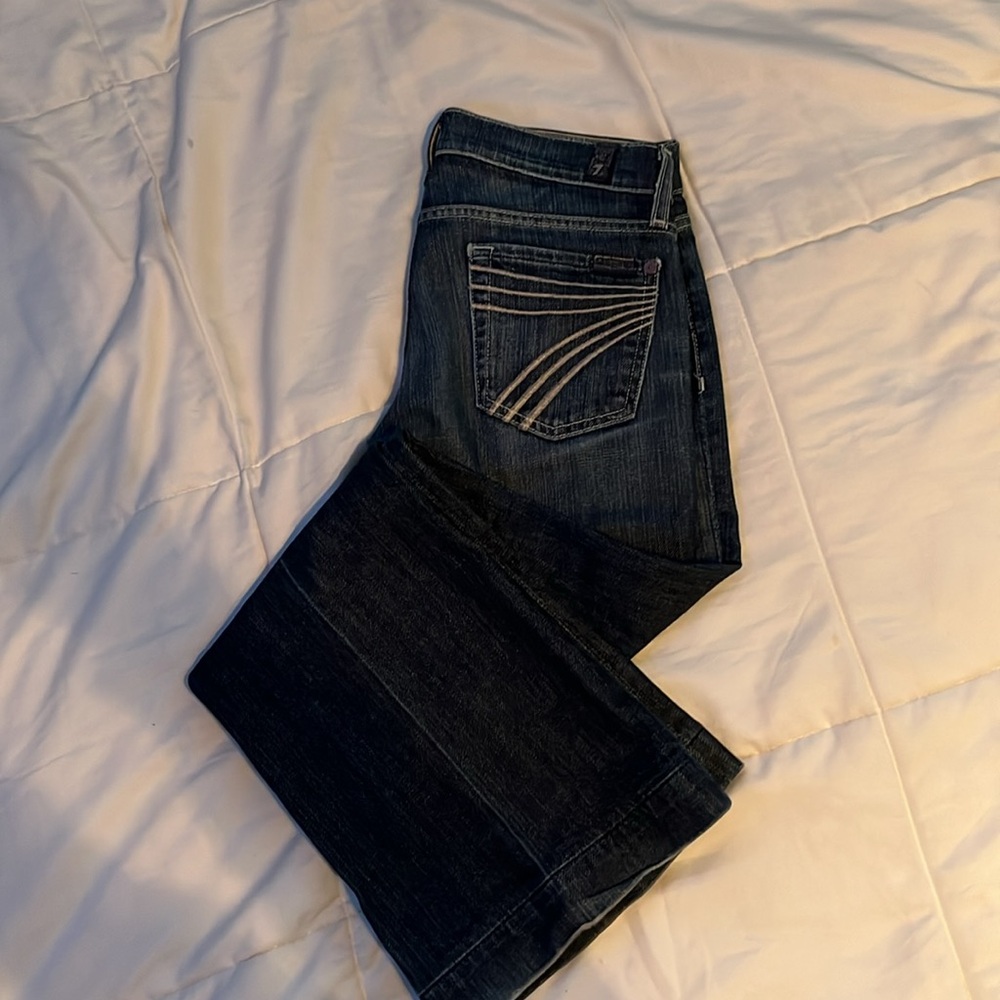 7 ForAllMankind jeans size 25 low rise